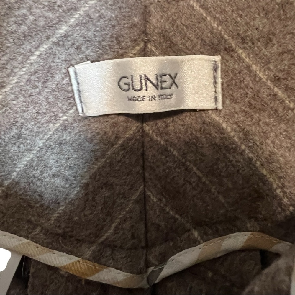 Gunex Wool Pinstripe Bermuda Shorts Size 6 - Picture 5 of 9